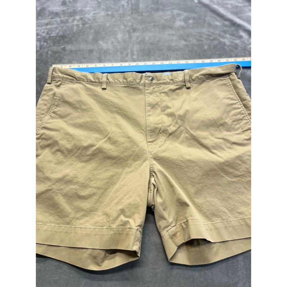 Polo Ralph Lauren Mens 42 Tan Khaki Stretch Classic Fit Chino Shorts 9 Inseam